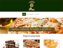 Tablet Screenshot of pizzerialaspalmas.com